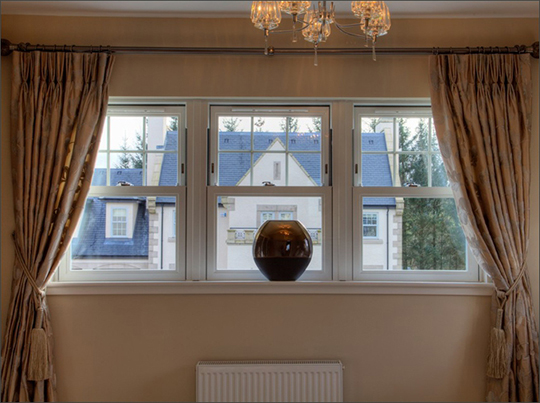 Vertical sash windows