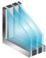 Triple Glazing Diagram